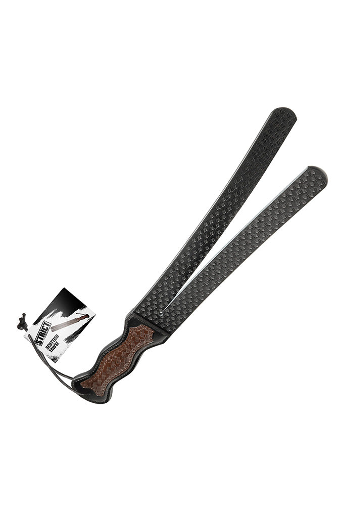 XR Brands - Master Series - Scottish Tawse - Black - Stag Shop