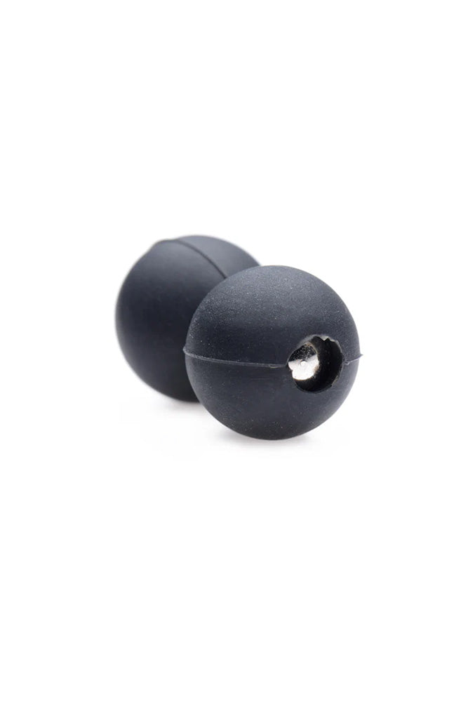 XR Brands - Master Series - Sin Spheres Silicone Magnetic Balls - Black - Stag Shop