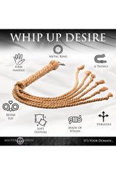 XR Brands - Master Series - Swashbuckler Rope Flogger - Beige - Stag Shop