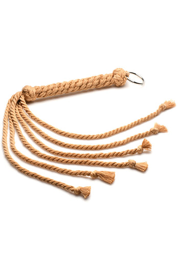 XR Brands - Master Series - Swashbuckler Rope Flogger - Beige - Stag Shop