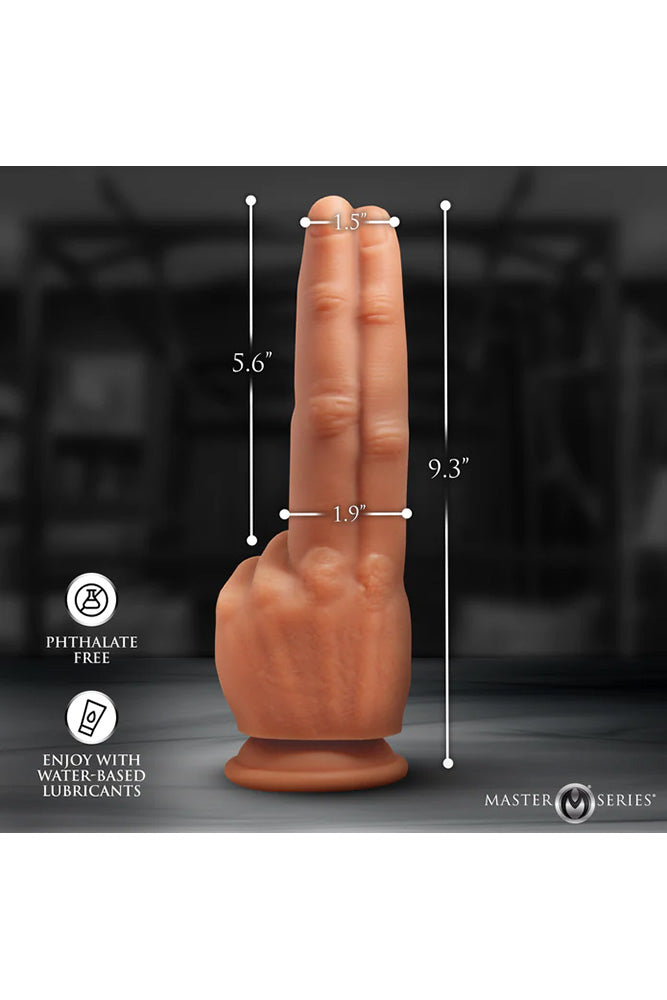XR Brands - Master Series - The Pleaser Silicone Dildo - Stag Shop