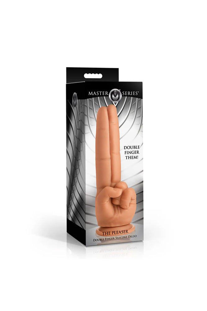 XR Brands - Master Series - The Pleaser Silicone Dildo - Stag Shop