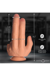 XR Brands - Master Series - The Shocker Silicone Dildo - Stag Shop