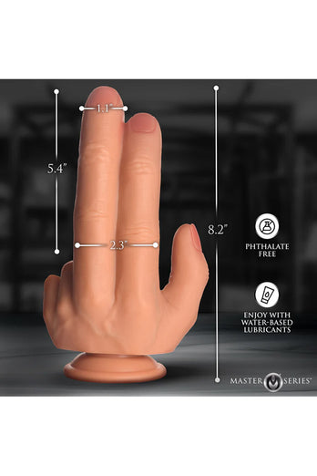 XR Brands - Master Series - The Shocker Silicone Dildo - Stag Shop