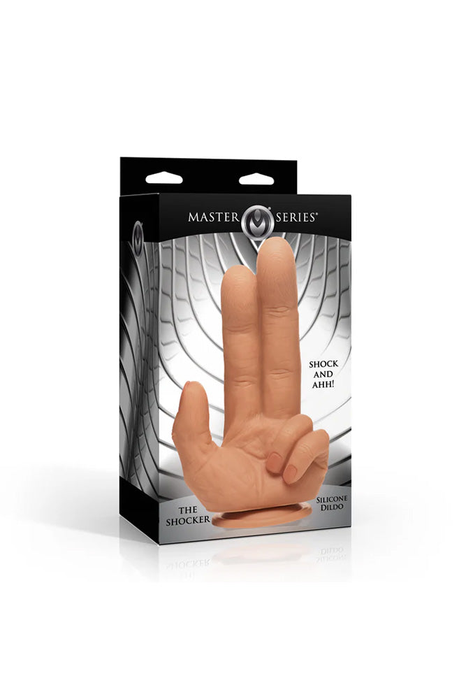XR Brands - Master Series - The Shocker Silicone Dildo - Stag Shop