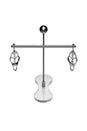 XR Brands - Master Series - Tower Of Pain Nipple Clamps - Silver - Stag Shop