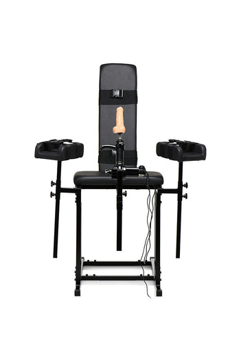 XR Brands - Master Series - Ultimate Obedience Chair with Sex Machine - Stag Shop