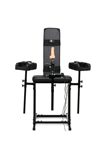 XR Brands - Master Series - Ultimate Obedience Chair with Sex Machine - Stag Shop