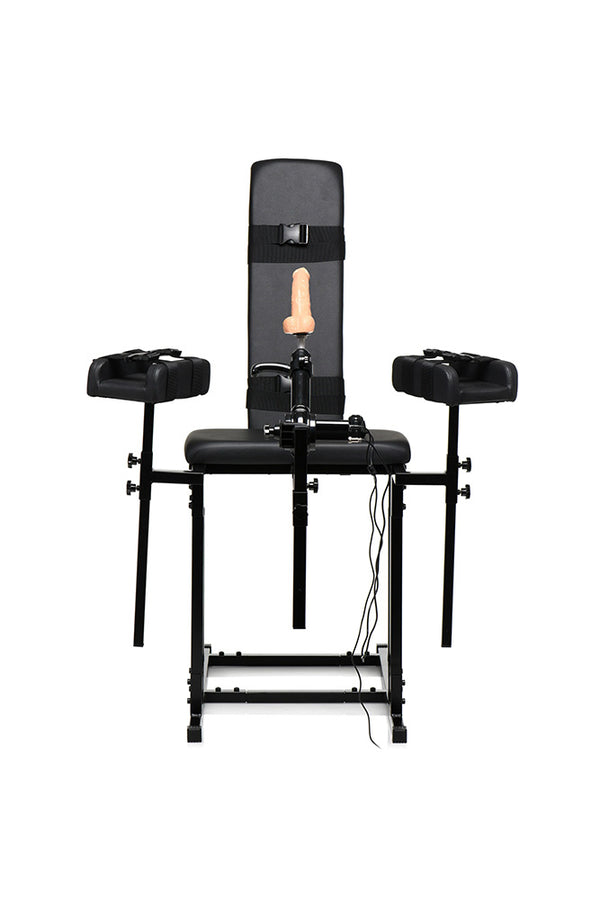 XR Brands - Master Series - Ultimate Obedience Chair with Sex Machine - Stag Shop