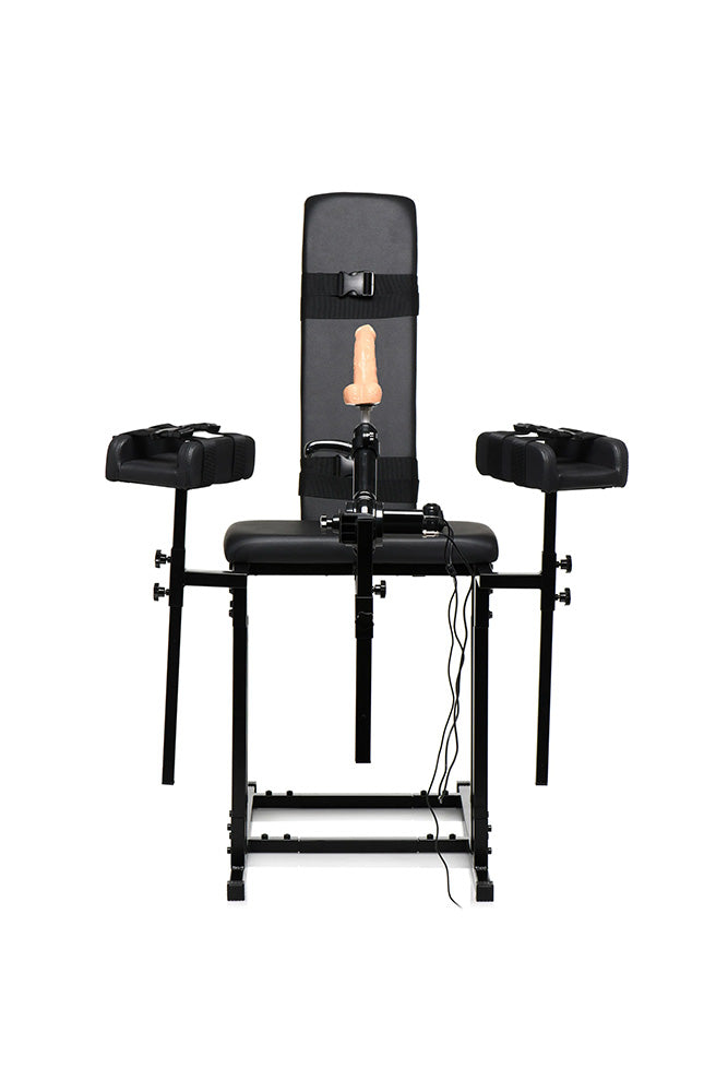 XR Brands - Master Series - Ultimate Obedience Chair with Sex Machine - Stag Shop
