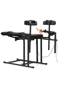 Thumbnail for XR Brands - Master Series - Ultimate Obedience Chair with Sex Machine