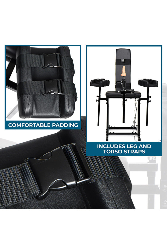 XR Brands - Master Series - Ultimate Obedience Chair with Sex Machine - Stag Shop