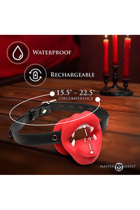 Thumbnail for XR Brands - Master Series - Vibrating Vampire Mouth Gag
