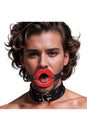 XR Brands - Master Series - Juicy Lips Silicone Open Mouth Gag - Stag Shop