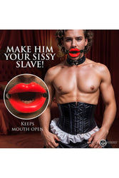 XR Brands - Master Series - Juicy Lips Silicone Open Mouth Gag - Stag Shop