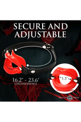 XR Brands - Master Series - Juicy Lips Silicone Open Mouth Gag - Stag Shop