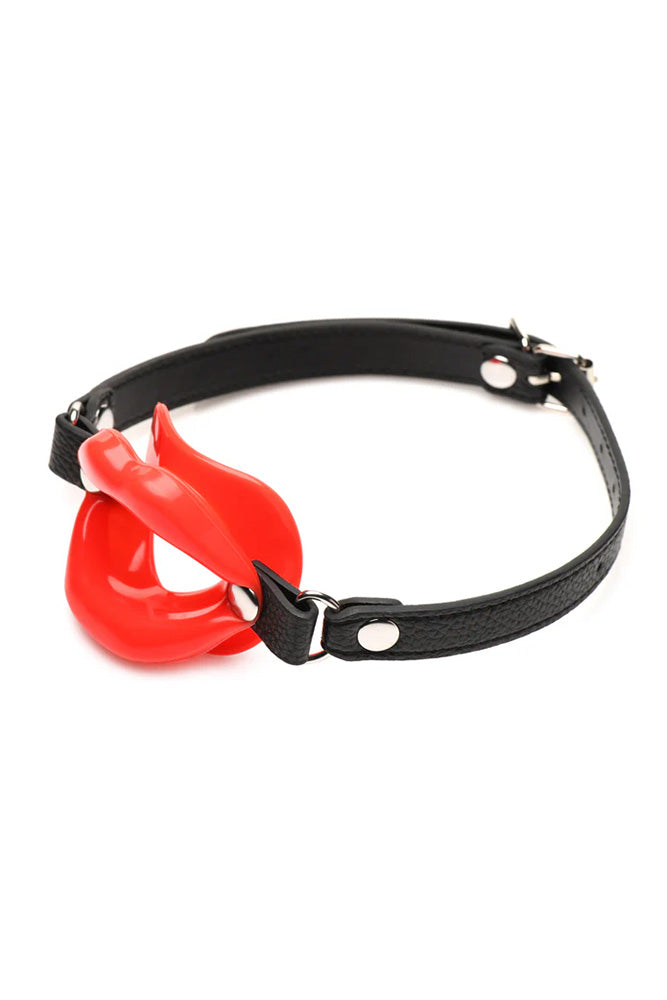 XR Brands - Master Series - Juicy Lips Silicone Open Mouth Gag - Stag Shop