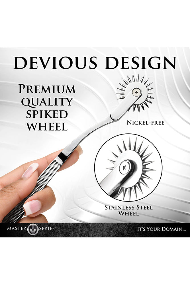 XR Brands - Master Series - Silver Sensation Wartenberg Wheel - Stag Shop