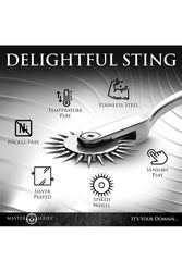 XR Brands - Master Series - Silver Sensation Wartenberg Wheel - Stag Shop