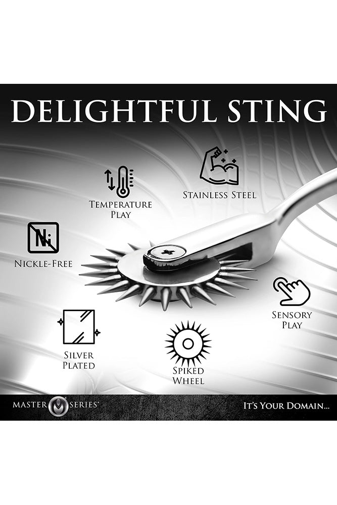 XR Brands - Master Series - Silver Sensation Wartenberg Wheel - Stag Shop