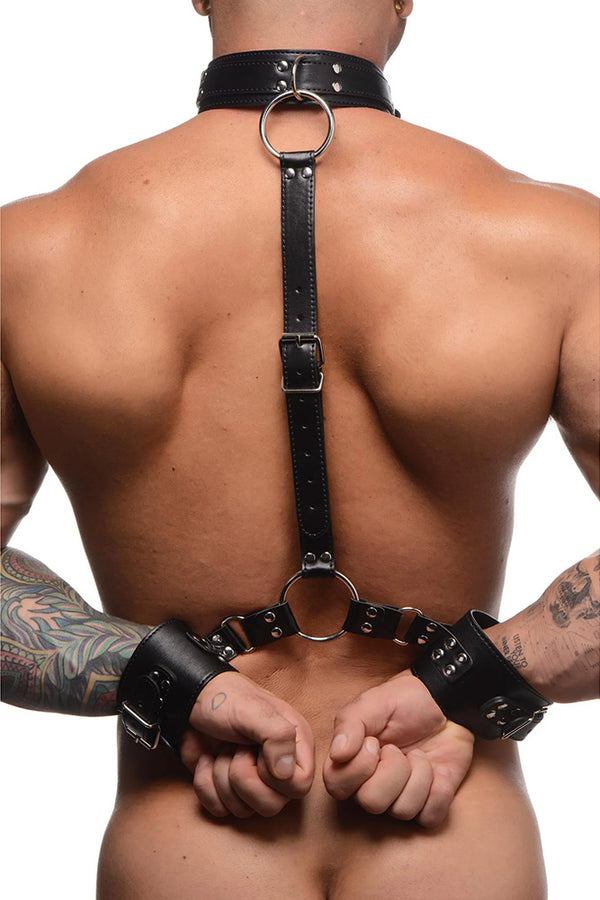 XR Brands - Strict - Neck to Wrist Restraints - Stag Shop