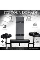 XR Brands Master Series - Extreme Obedience Chair - Black - Stag Shop