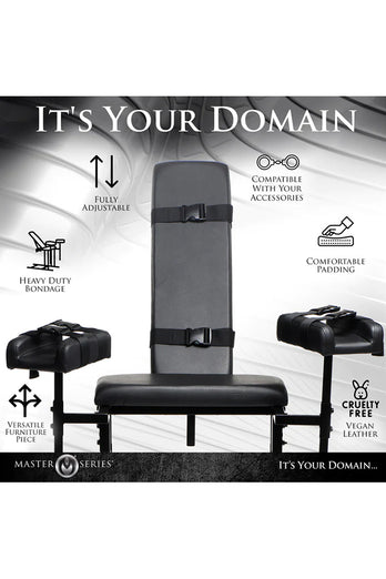 XR Brands Master Series - Extreme Obedience Chair - Black - Stag Shop