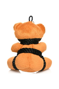 Thumbnail for XR Brands - Master Series - Rope Teddy Bear Keychain - Brown - Stag Shop