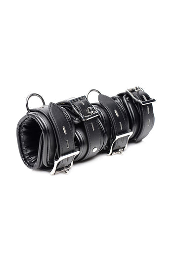 XR Brands - Strict - Bondage Shackle Set - Black - Stag Shop