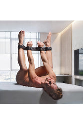 XR Brands - Strict - Deluxe Rigid Spreader Bar - Black - Stag Shop