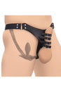 XR Brands - Strict - Male Chastity Harness with Silicone Anal Plug - Stag Shop