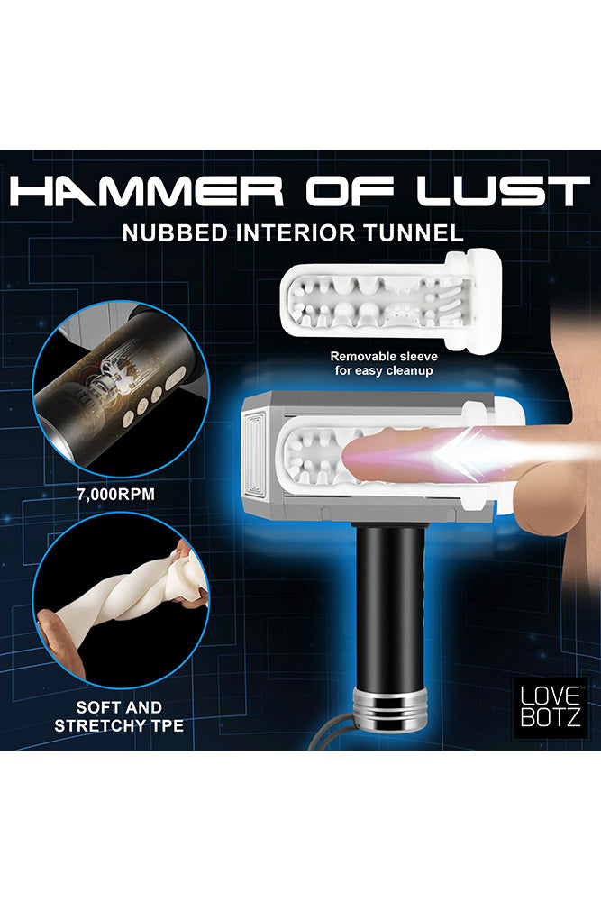 XR Brands - Lovebotz - Thunder Stroker Sucking Masturbator - Stag Shop