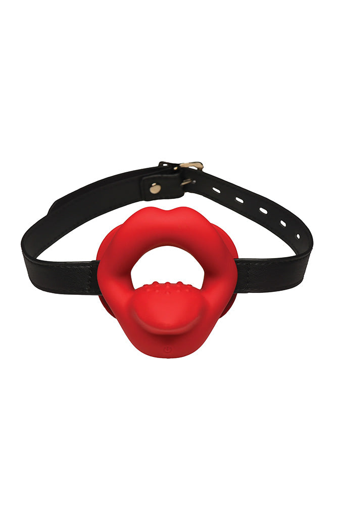 XR Brands - Master Series - Vibrating Sissy Mouth Gag - Stag Shop
