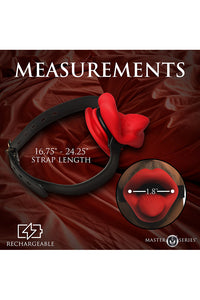 Thumbnail for XR Brands - Master Series - Vibrating Sissy Mouth Gag - Stag Shop