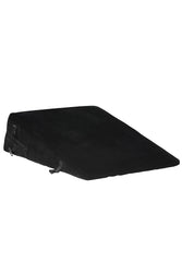 XR Brands - Bedroom Bliss - XL Bondage Cushion Position Aid with Restraints - Black - Stag Shop