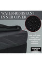XR Brands - Bedroom Bliss - XL Bondage Cushion Position Aid with Restraints - Black - Stag Shop