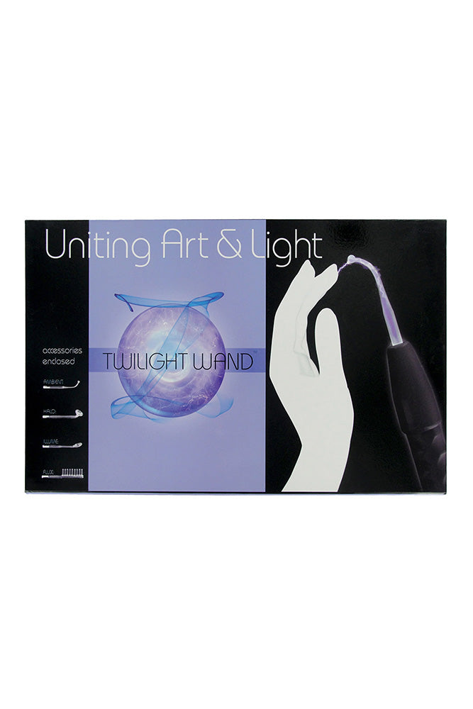 XR Brands - Zeus - Twilight Violet Wand Kit - 110V - Black - Stag Shop