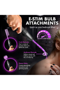 Thumbnail for XR Brands - Zeus - Ultimate Edition Violet Wand Set - Stag Shop
