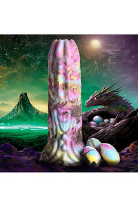 Thumbnail for XR Brands - Dragon Spawn Dragon Ovipositor Dildo with Eggs - Multicolour