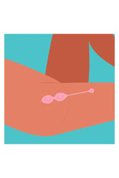 Biird - Yonii Rose Quartz Crystal Kegel Egg Set - Pink - Stag Shop