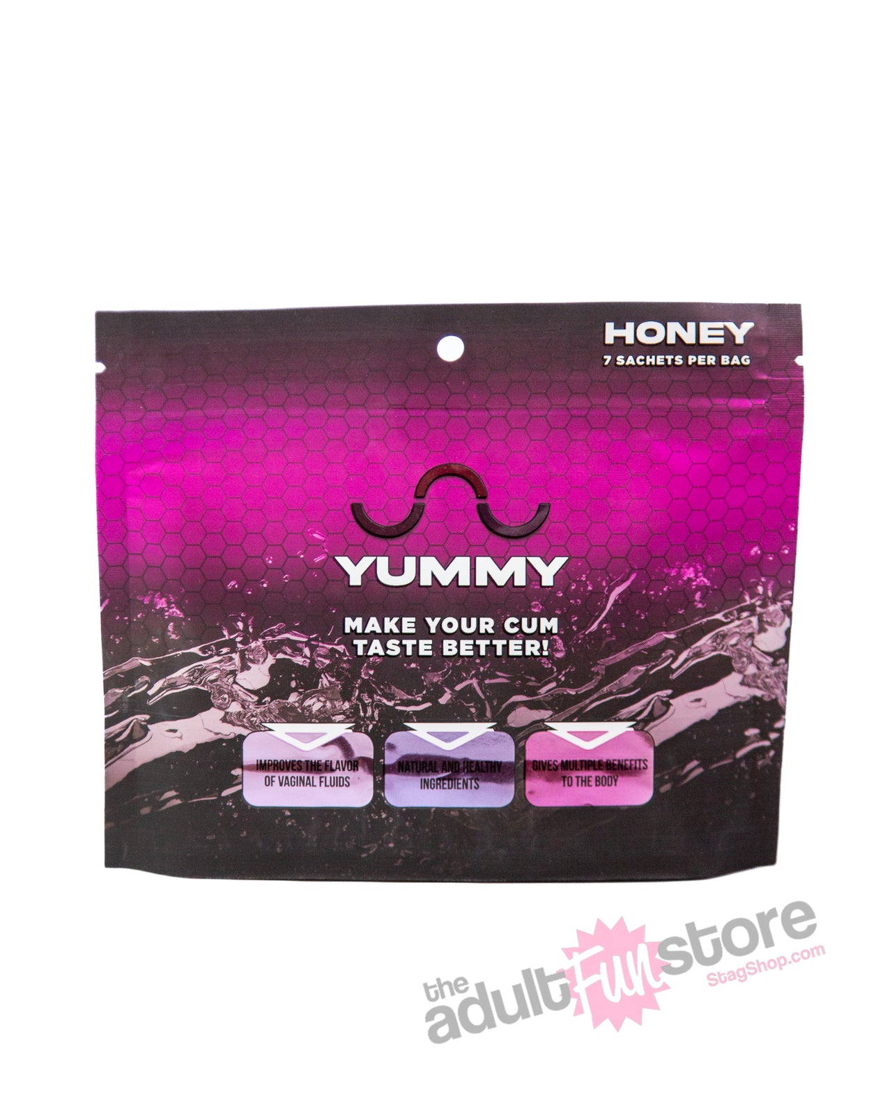 Cousins Group - Yummy Vaginal Fluid Flavour Enhancer - 7 Honey Sachets - Stag Shop
