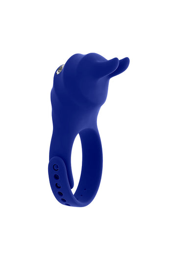 Zero Tolerance - Adjustable Fun Ring Vibrating Cock Ring With Remote Control - Blue - Stag Shop