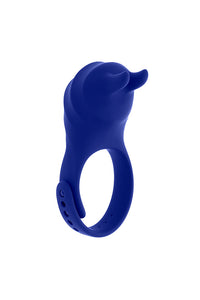 Thumbnail for Zero Tolerance - Adjustable Fun Ring Vibrating Cock Ring With Remote Control - Blue