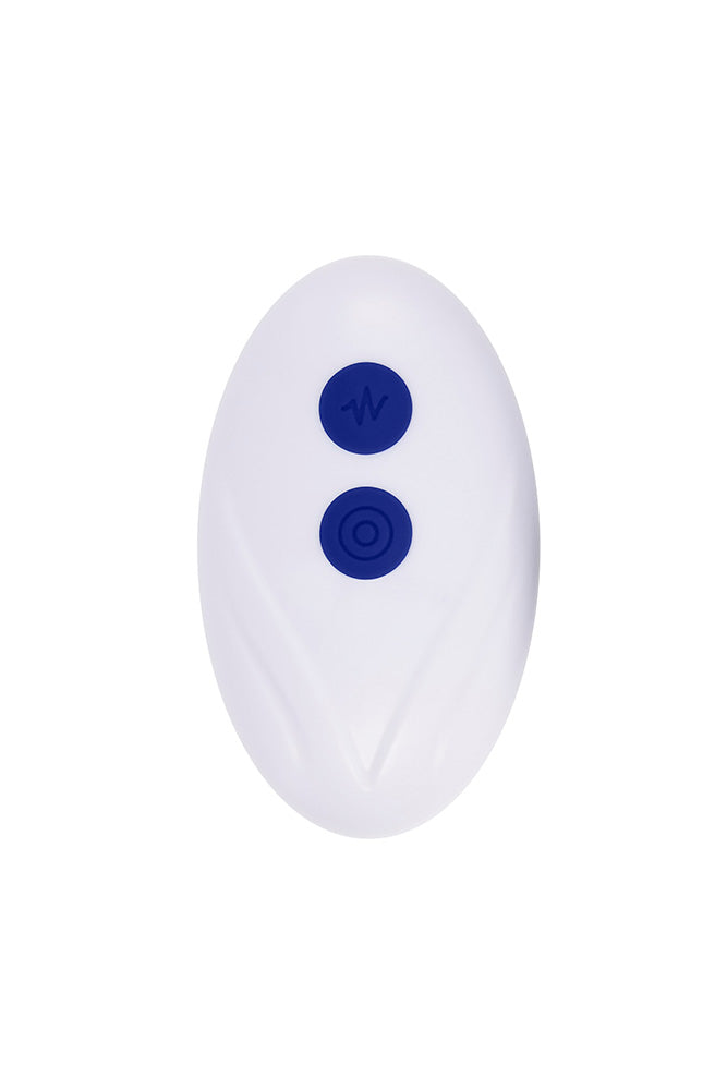Zero Tolerance - Adjustable Fun Ring Vibrating Cock Ring With Remote Control - Blue