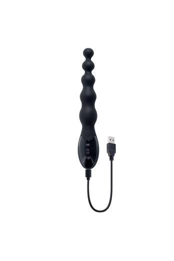 Zero Tolerance - Backdoor Baton Beaded Vibrator - Black - Stag Shop