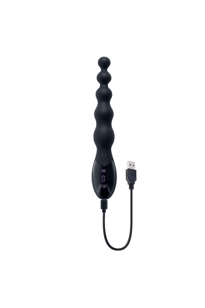Zero Tolerance - Backdoor Baton Beaded Vibrator - Black - Stag Shop