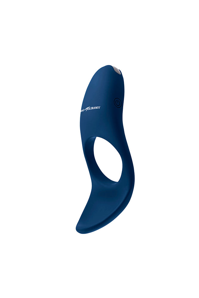 Zero Tolerance - Cup 'Em Vibrating Cock Ring - Blue - Stag Shop