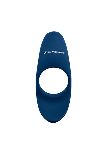 Zero Tolerance - Cup 'Em Vibrating Cock Ring - Blue - Stag Shop