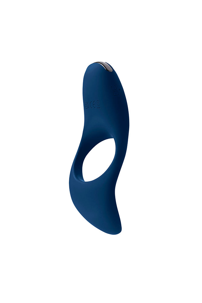 Zero Tolerance - Cup 'Em Vibrating Cock Ring - Blue - Stag Shop