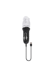 Zero Tolerance - Cyclone Vibrating & Spinning Stroker - Black/Clear - Stag Shop